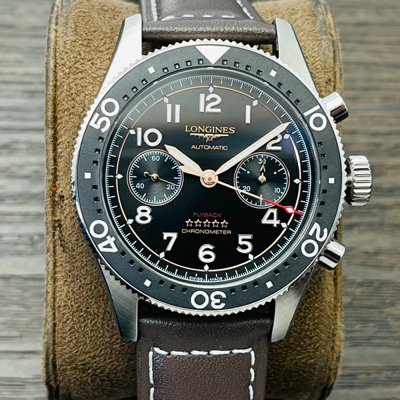 LG工廠復刻浪琴 Spirit L3.821.4.53.2 Flyback Chronograph Automatic 主圖片