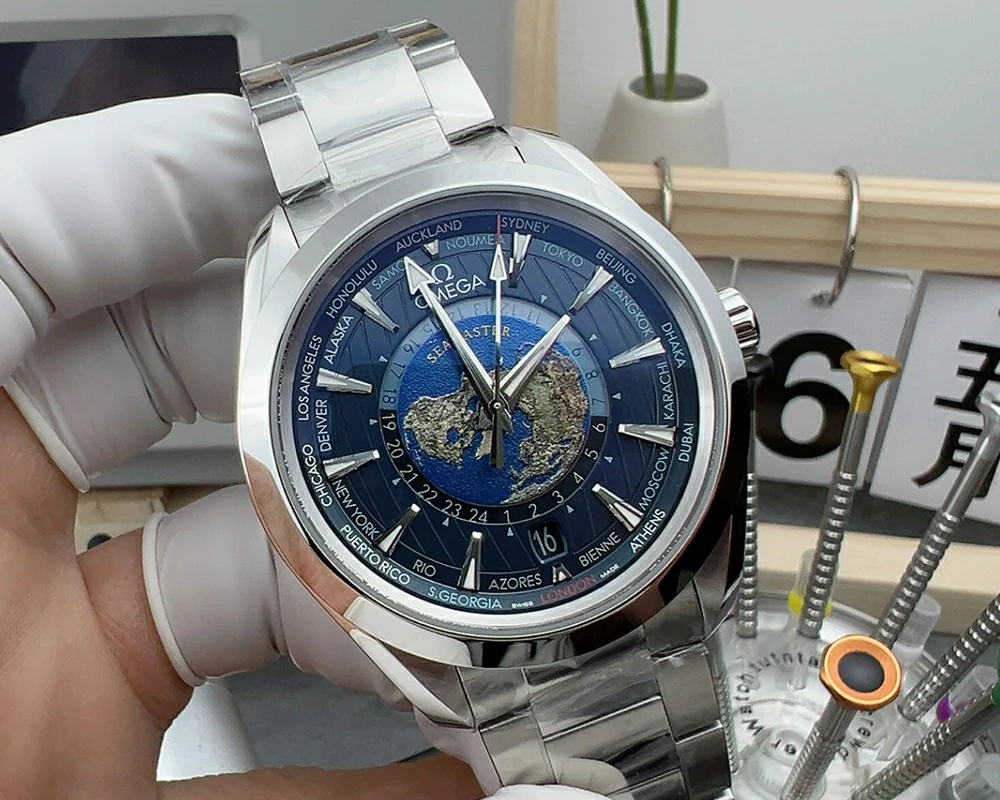 VS廠復刻歐米茄 Seamaster Aqua Terra Worldtimer 220.10.43.22.03.001 主圖片