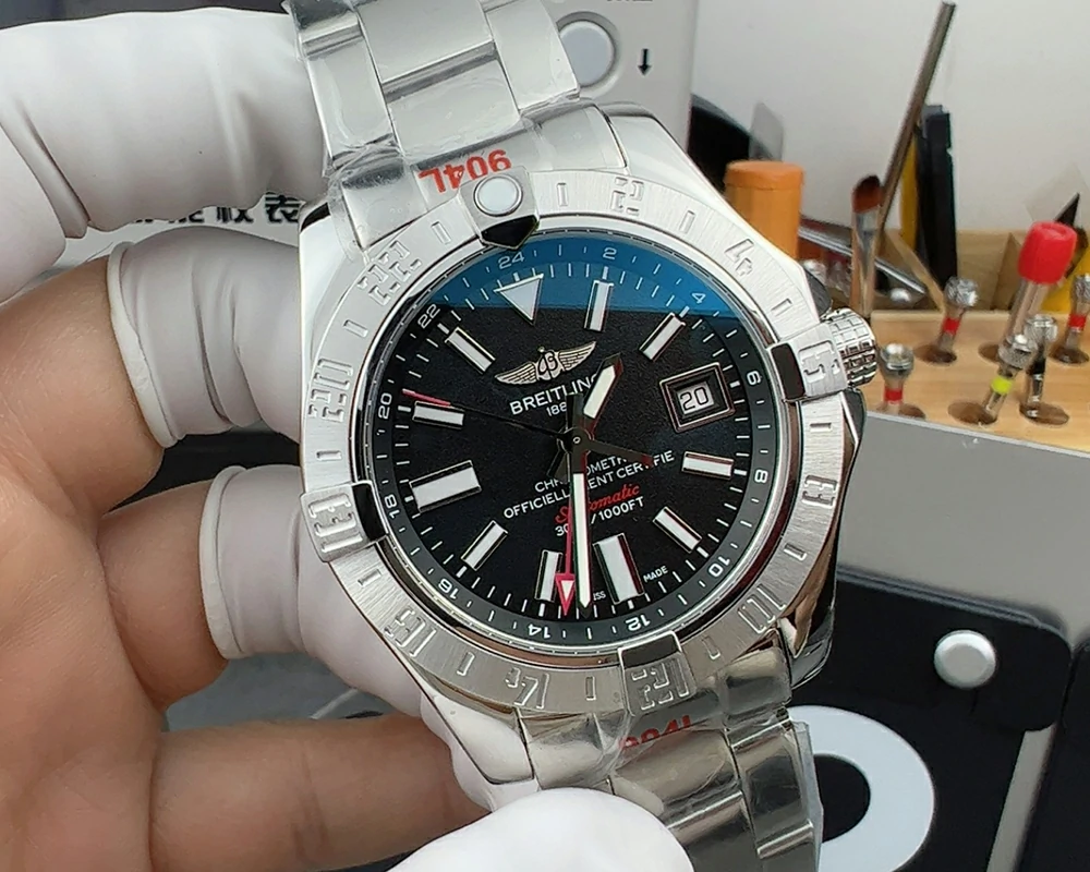BLS廠復刻百年靈 Avenger II GMT A32390111B1A1 主圖片